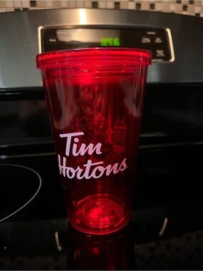 Tim Hortons Red Travel Tumbler